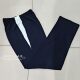 Pure cotton school pants for middle and high school students, dark blue with some white wide stripes, casual sports, unisex style can be customized