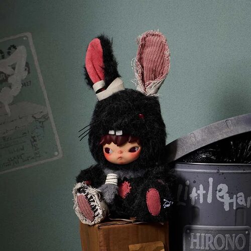 POPMART泡泡玛特HIRONO小野兔毛绒公仔挂件盲盒玩偶玩具生日礼物 - 图1
