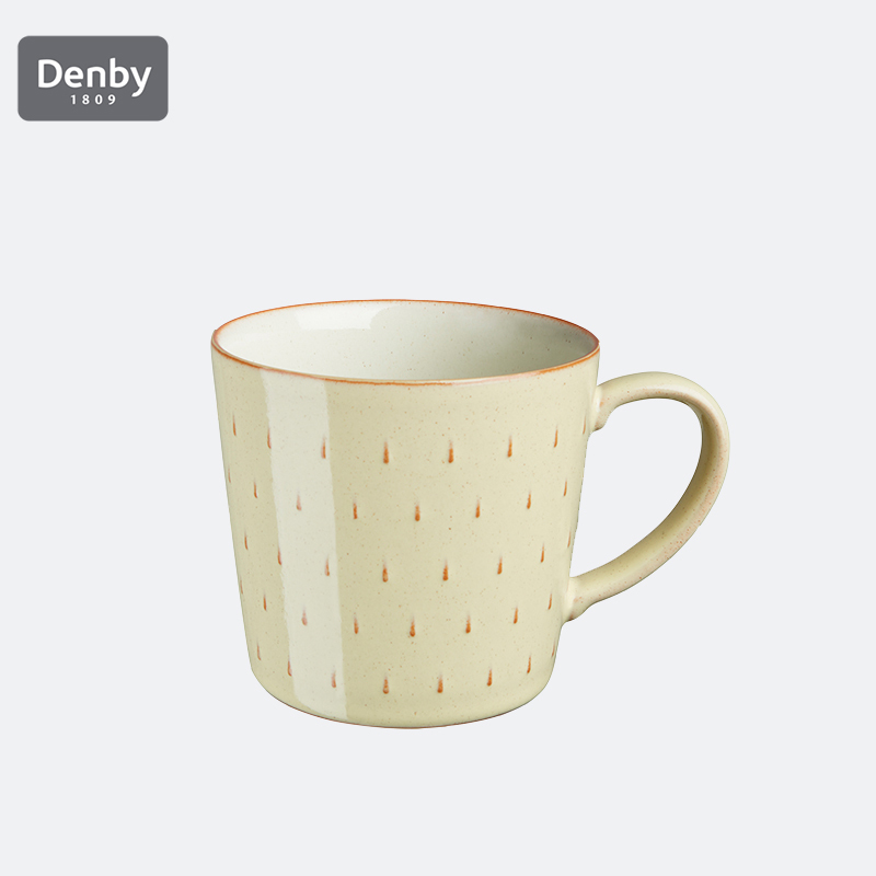 英国Denby心雨系列耐高温陶瓷马克杯饮料杯果汁牛奶杯咖啡情侣杯-图2