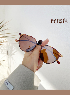 冷茶色墨镜女高级感ins偏光眼镜