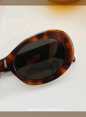 凯旋门墨镜女板材UV400猫眼高级