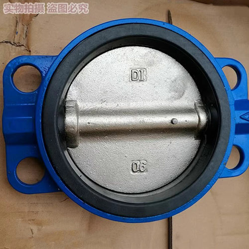 D7A1X5-10/16ZB1手柄对夹式蝶阀 手动碟阀耐油蝶阀丁晴胶蝶阀4寸 - 图0