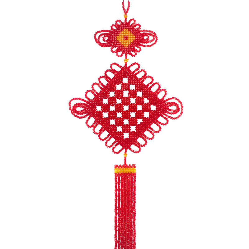 手工串珠家居挂饰办公室客厅装饰喜庆结婚送礼中国结墙壁挂件成品,淘宝优惠券,粉丝福利购,淘宝优惠卷