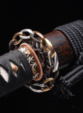 未开刃刀剑t10钢皆烧日本剑虎斑纹手工锻打硬剑防身冷兵器未开刃