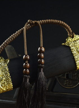 未开刃刀剑高锰钢防身宝剑手工锻打传统双手刀一体康熙战刀未开刃