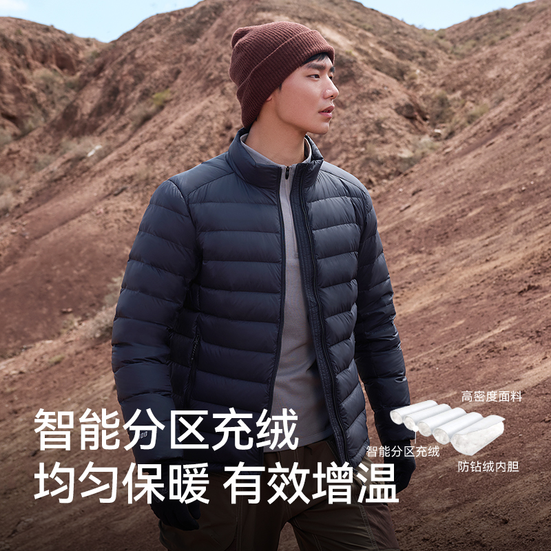 【经典2.0】伯希和户外排骨羽绒服女800蓬鹅绒男轻薄冲锋衣内胆