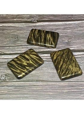 金丝楠无事牌阴沉木把件男女士随身把玩件木料水波纹吊坠