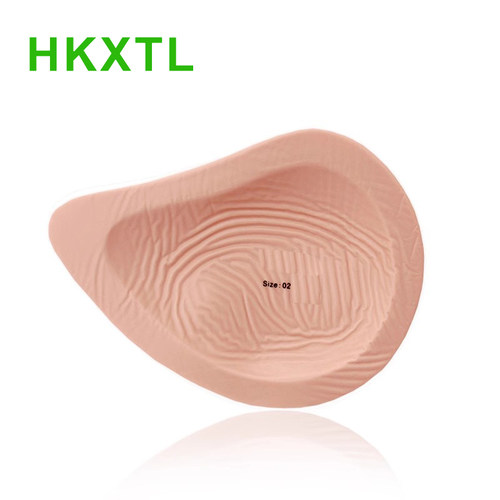 HKXTL轻质义乳术后硅胶腋下假乳仿真透气螺旋形胸垫夏季不热 TQL - 图0