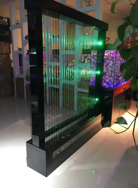 拉线水帘流水墙水景尼龙绳