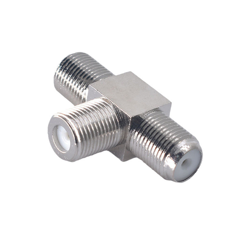 英制F头三母头转接头一母分二母转换头有线电视三通头f头1母转2母,淘宝优惠券,粉丝福利购,淘宝优惠卷