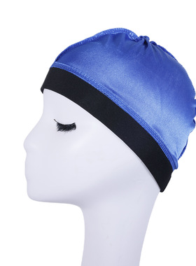 Solid Color Wave Caps Durag for Men Headwear Soft 男士包头帽
