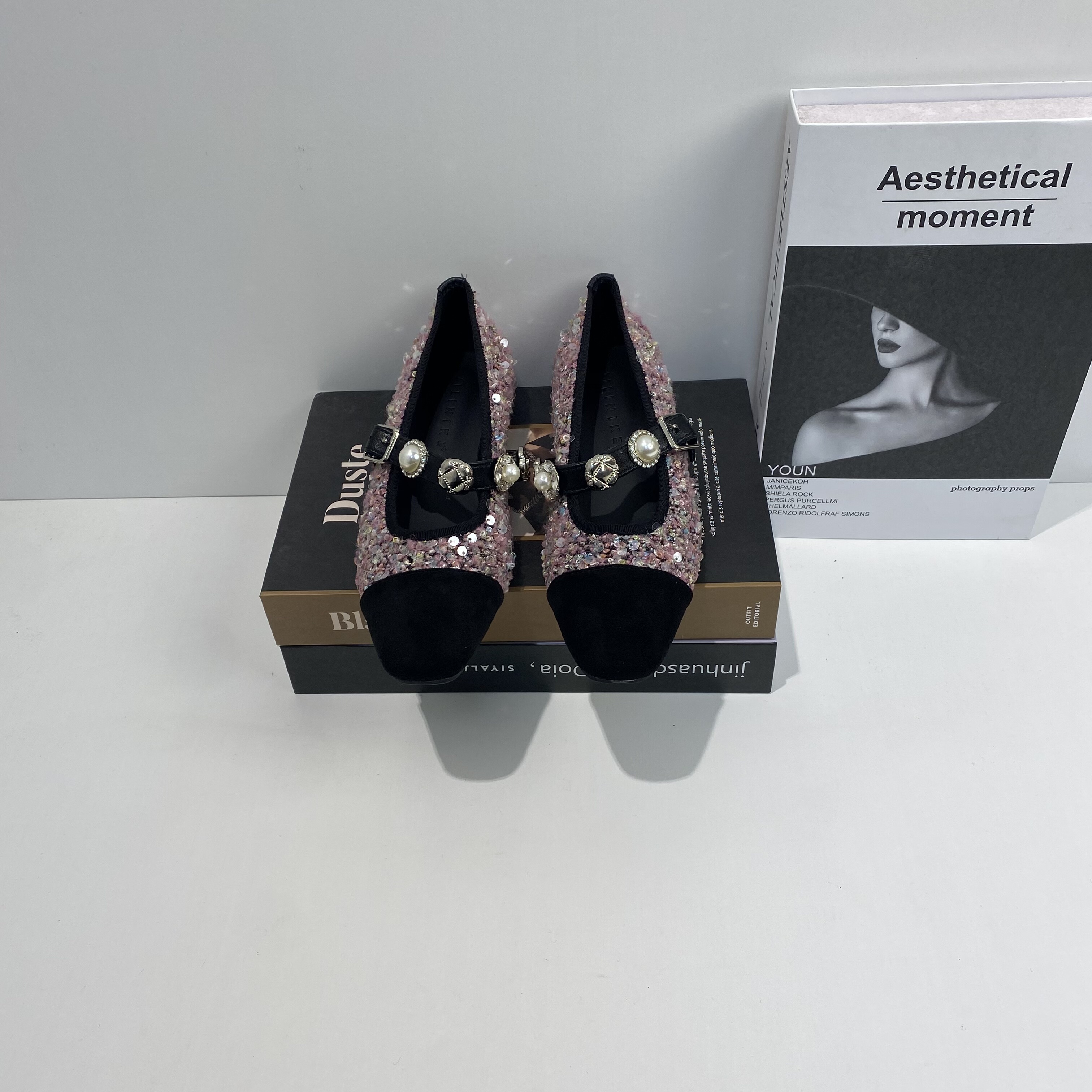 2026新款法式小香风平跟单鞋女春秋休闲气质一字扣玛丽珍鞋晚晚鞋,淘宝优惠券,粉丝福利购,淘宝优惠卷