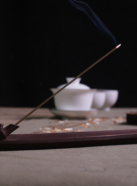 竹制家用茶道禅意香炉