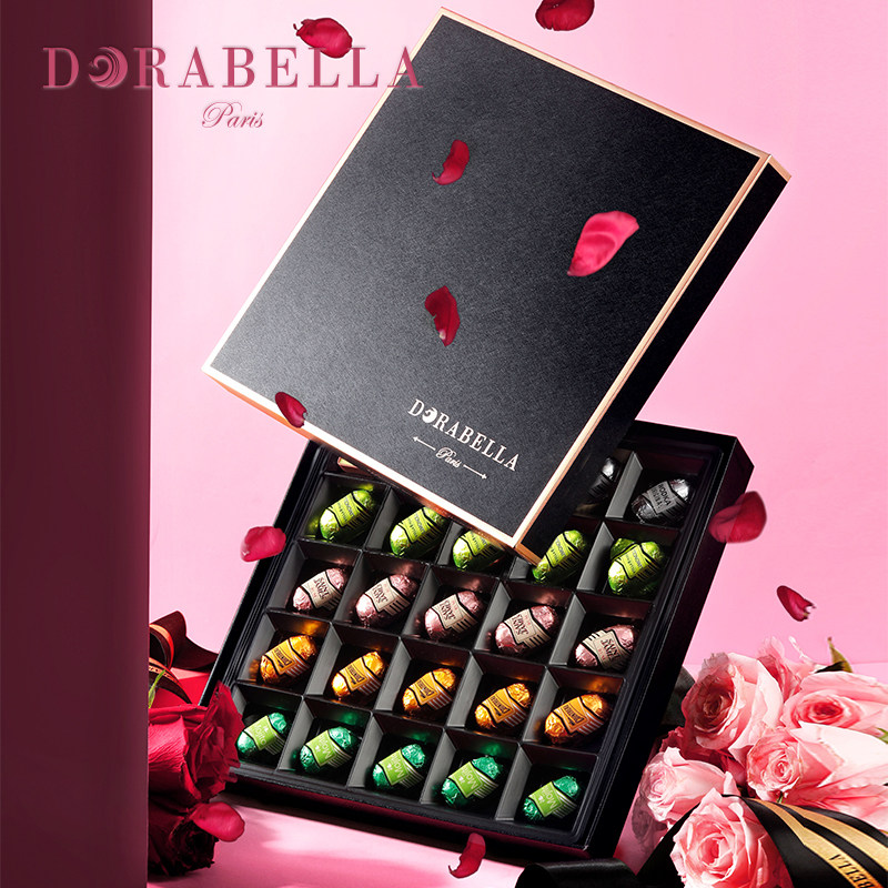 比利时进口酒心礼盒装朗姆酒巧克力 dorabella朵娜贝拉夹心巧克力