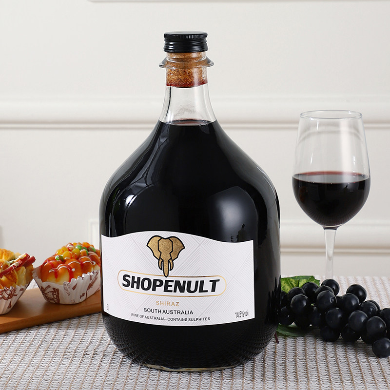 3L升澳洲原瓶进口红酒14度小笨象干红葡萄酒6斤大炮瓶婚庆聚餐酒,淘宝优惠券,粉丝福利购,淘宝优惠卷