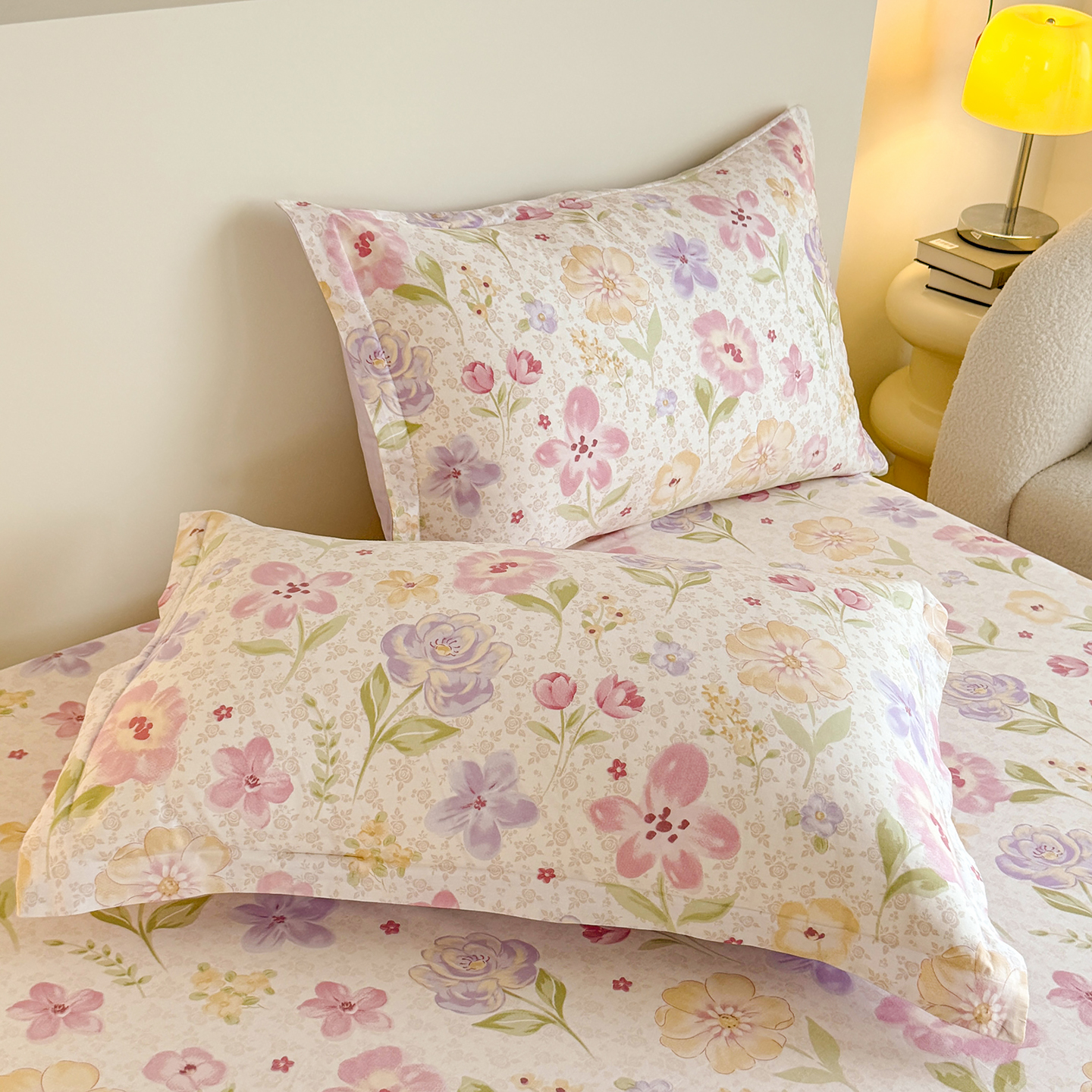 全棉1米35床品2米x2米2大床床笠2米乘2米2 135x200 180cmx200cm - 图2