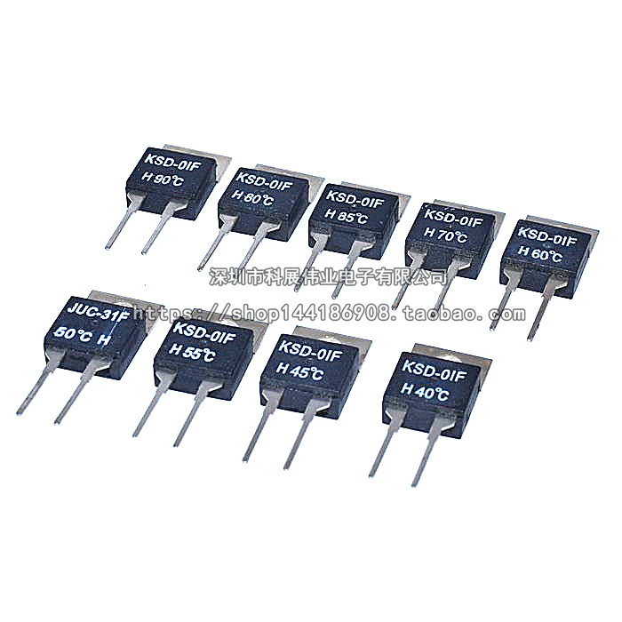 KSD-01F 常开H 常闭D 40/45/50/65/70/85/95-150度 温控温度开关 - 图3
