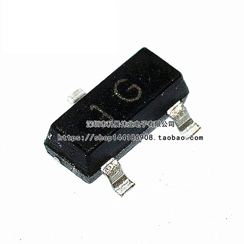 贴片三极管 晶体管SOT-23 BC847A/847B/847C 丝印1E/1F/1G SOT23 - 图1