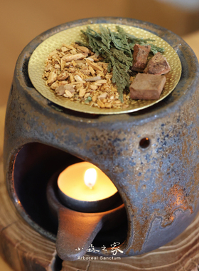 日式香薰炉蜡烛家用室内烤茶炉