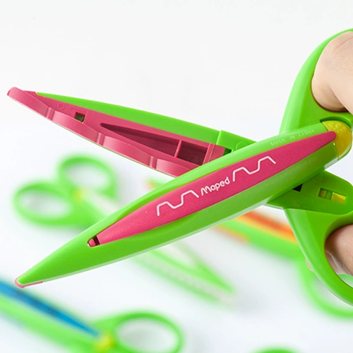 Ножницы, детский комплект ручной работы для раннего возраста, пластиковые безопасные детские безвредные универсальные поделки из бумаги, DIY