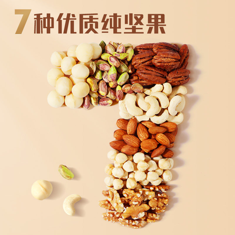 沃隆每日纯坚果750g大礼包干果仁新果年货节礼盒休闲健康零食送礼,淘宝优惠券,粉丝福利购,淘宝优惠卷