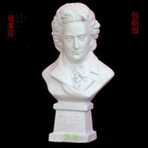 Beethoven chest like plaster like high 38CM plaster teaching aids fine art sketching art sketching.