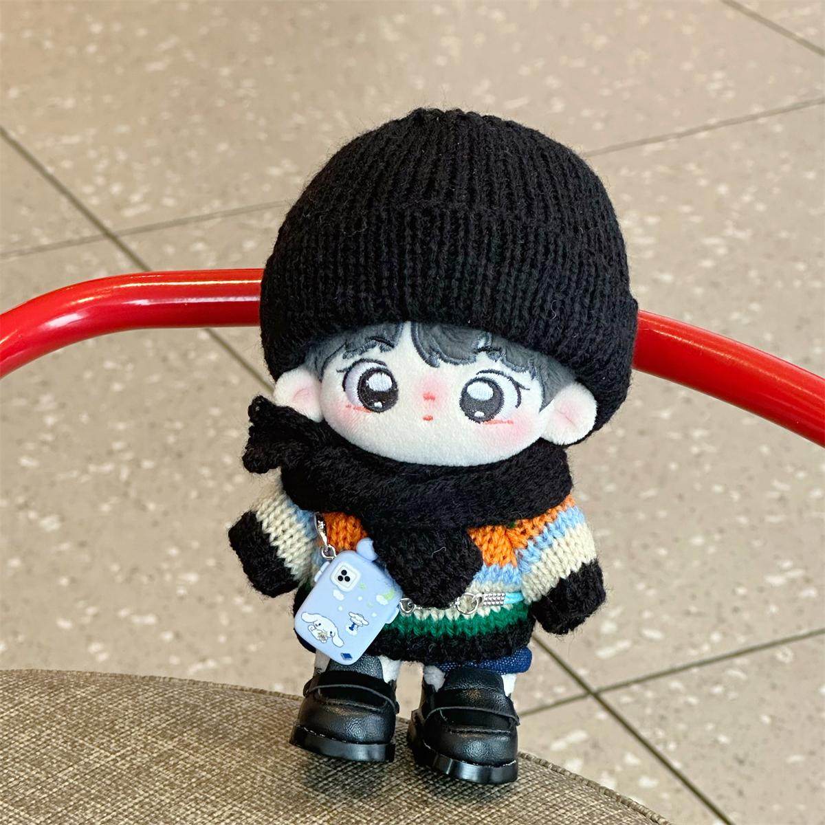 娃衣10cm厘米棉花娃娃公仔毛衣帽子围巾套装海星体玩偶替换装衣服,淘宝优惠券,粉丝福利购,淘宝优惠卷