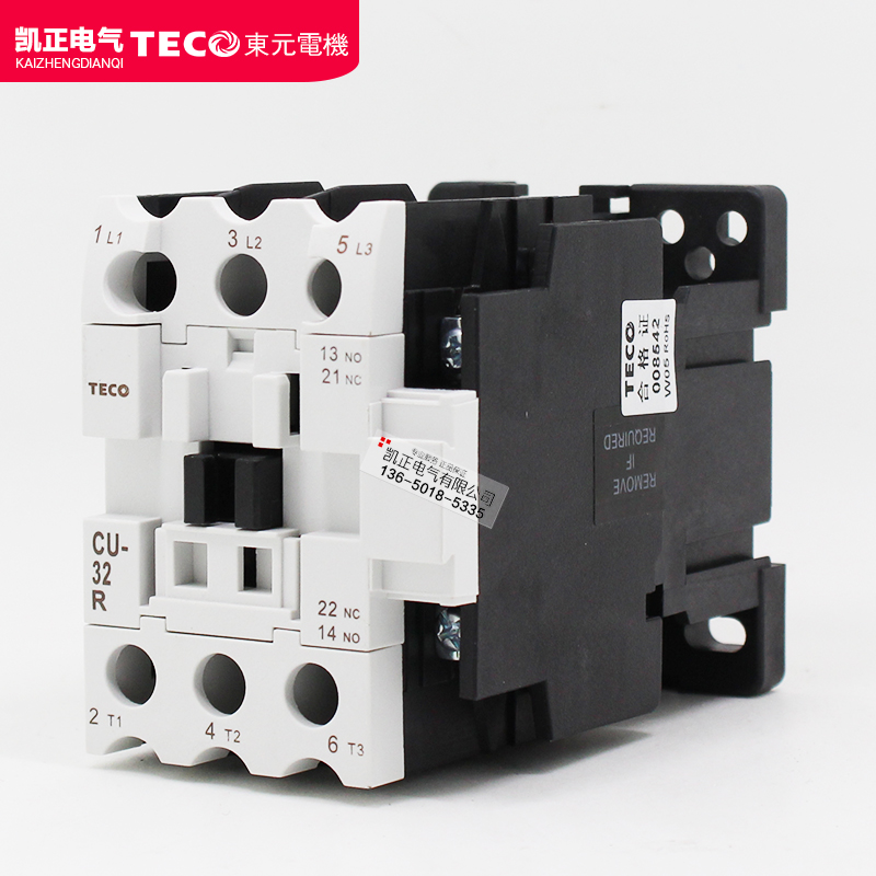 原装正品TECO台安交流接触器/CU-32R/380V220V110V 24V 支持验货 - 图0