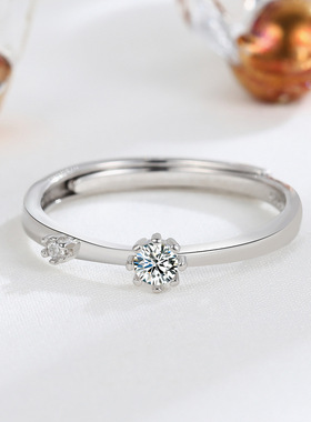ins简约轻奢小众饰品925纯银小钻