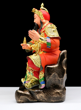 包邮树脂像 托塔天王像 托塔李天王陈塘关李靖家用工艺品桌面摆件