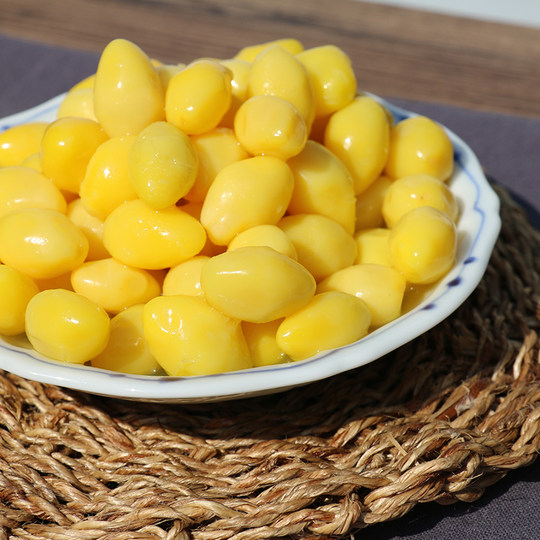 Fresh ginkgo nuts Pizhou high-quality white nuts vacuum-packed shelled and cooked ginkgo nuts Xuzhou specialty 500g
