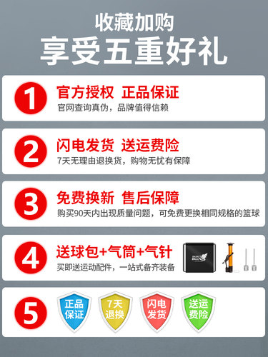 李宁篮球正品七号蓝球手感之王专业成人学生礼物耐磨室外比赛训练 - 图2