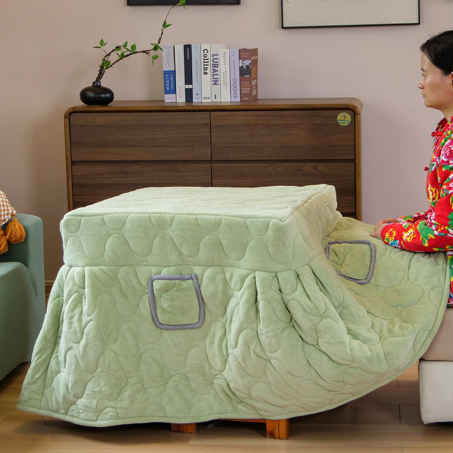 正方形烤火套电炉罩被子加绒加厚茶几罩电暖炉取暖炉冬天保暖家用,淘宝优惠券,粉丝福利购,淘宝优惠卷