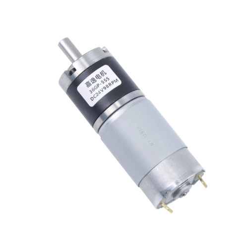 直流GP36-555行星减速电机12v24v马达微小型低速大扭力齿轮可调速 - 图0