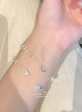 女爱心ins日韩甜点手链