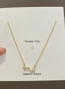 时尚新款网红爆款项链女小众气质简约百搭轻奢设计感项锁骨链