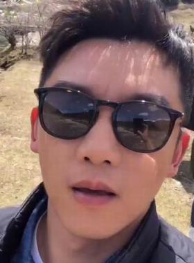 奔跑吧郑恺同款太阳镜女方形潮男