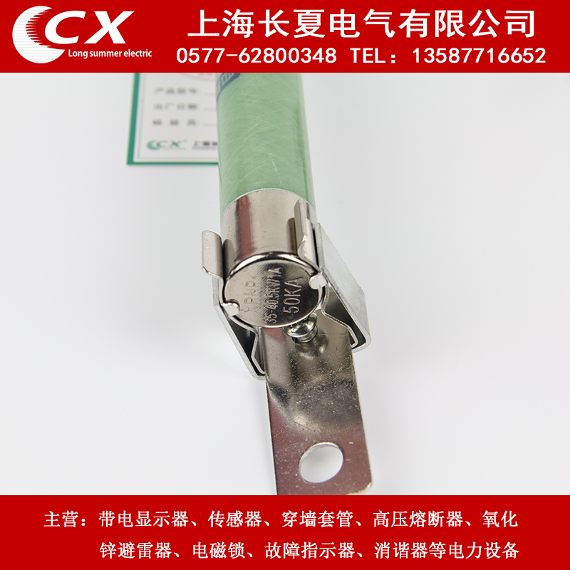 高压熔断器电压互感器XRNP1-10/12KV/0.5A  1A带夹子 - 图0