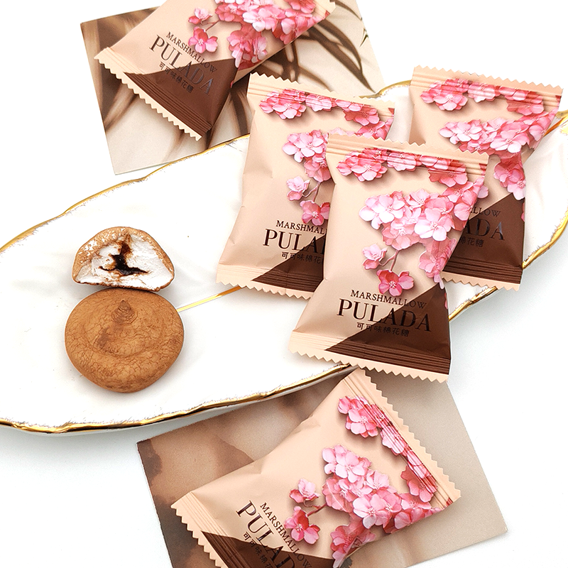 英国PULADA朴拉达抹茶味棉花糖夹心可可味爆浆喜糖散装休闲零食,淘宝优惠券,粉丝福利购,淘宝优惠卷