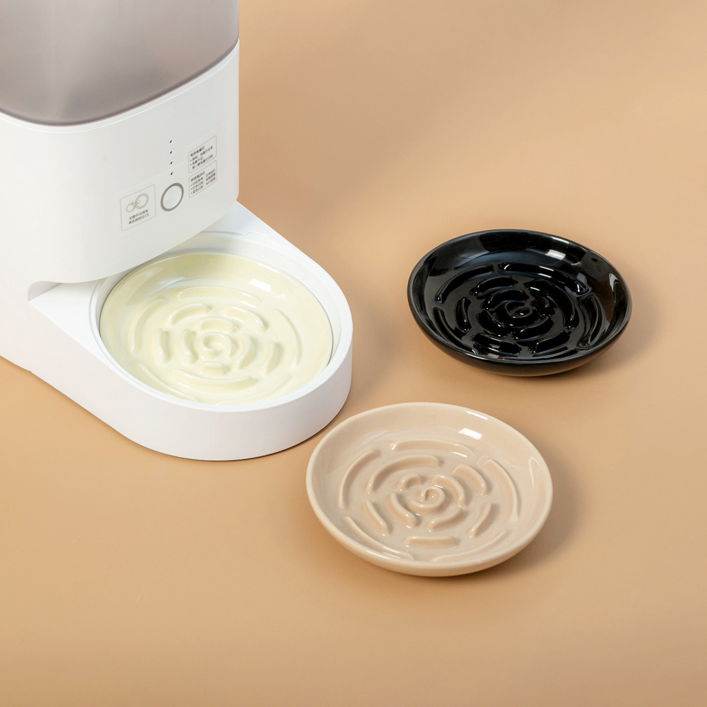 Mia pet适用自出粮器陶瓷宠物碗猫狗碗慢食碗粮盘可爱多款式碗,淘宝优惠券,粉丝福利购,淘宝优惠卷