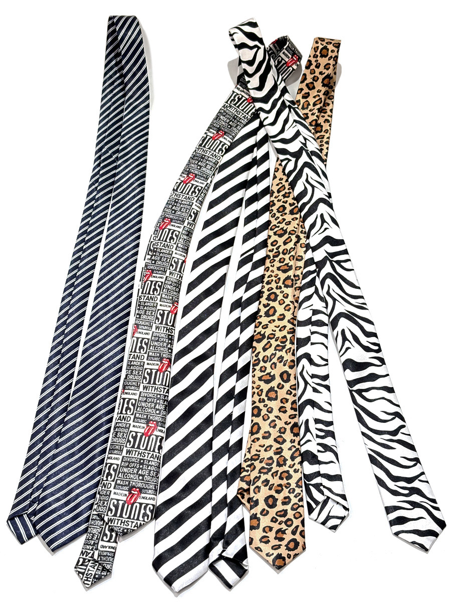 买二送一印花领带女手打细窄版百搭斑马豹纹格子条纹学生个性潮酷,淘宝优惠券,粉丝福利购,淘宝优惠卷