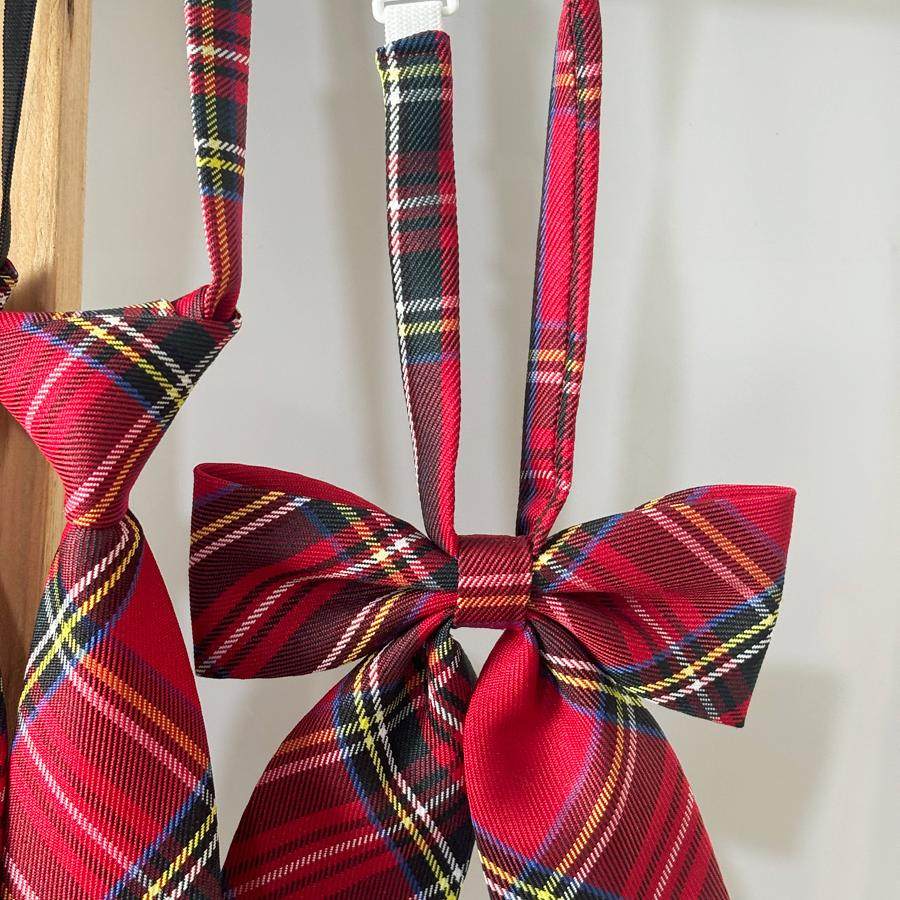 买二送一节日绿红色格子领带女免打学生装饰毕业照领结摇滚手打潮,淘宝优惠券,粉丝福利购,淘宝优惠卷