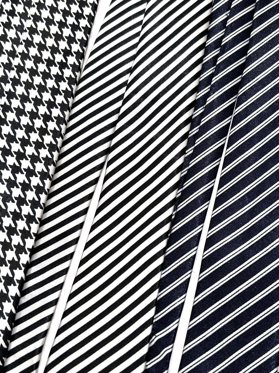 买二送一印花领带女手打细窄版百搭斑马豹纹格子条纹学生个性潮酷,淘宝优惠券,粉丝福利购,淘宝优惠卷