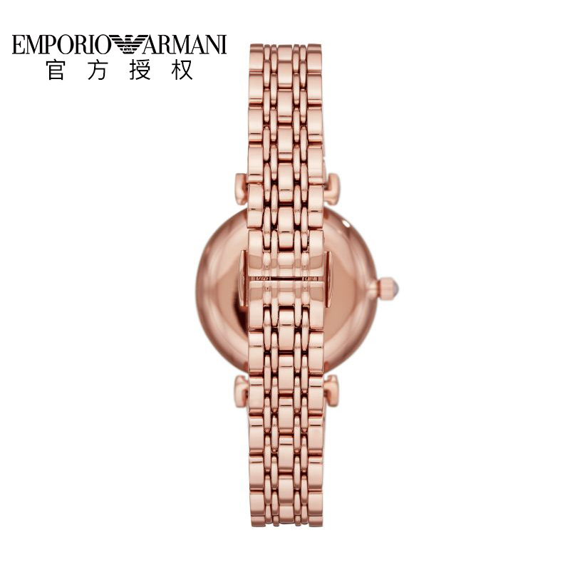 Emporio Armani阿玛尼手表女钢带经典时尚女石英女士腕表AR11267