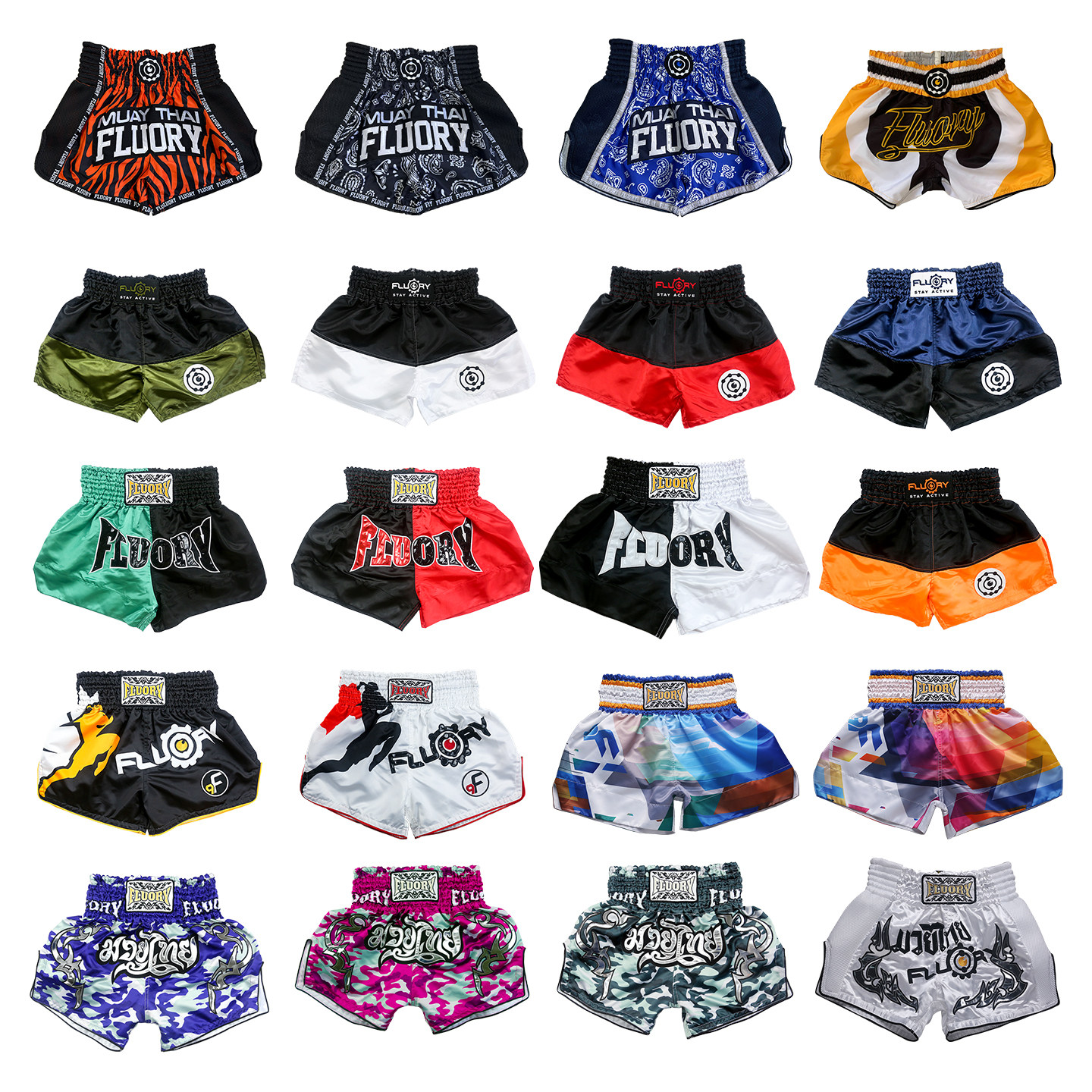 FLUORY搏击训练比赛泰拳拳击短裤男女休闲儿童散打拳击服断码清仓,淘宝优惠券,粉丝福利购,淘宝优惠卷