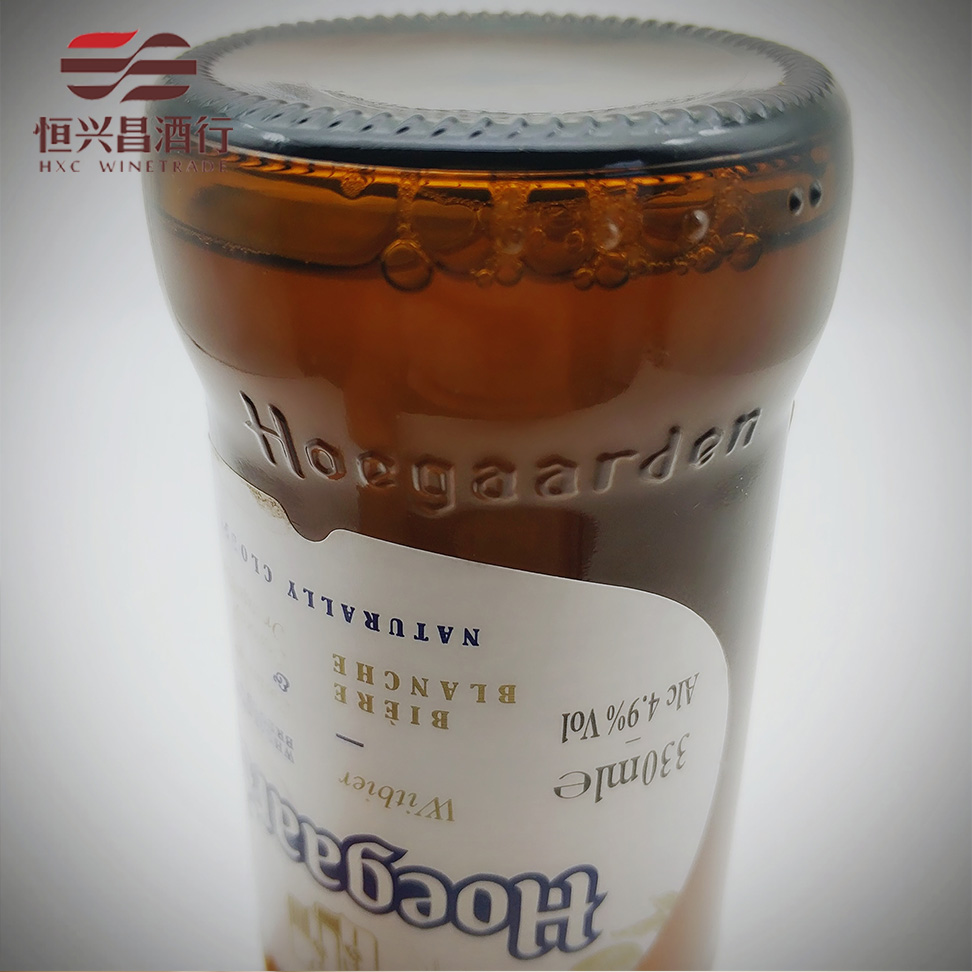 进口福佳白啤酒 330ml*24瓶 比利时风味福佳Hoegaarden小麦白啤酒 - 图1