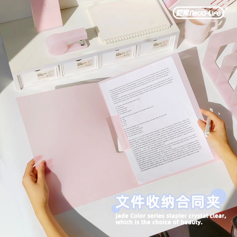 摆荡夹旋转侧开扣式PP文件夹A4抽杆拉杆夹资料夹小学生初中生专用试卷卷子整理神器办公收纳夹子拉边夹档案夹,淘宝优惠券,粉丝福利购,淘宝优惠卷