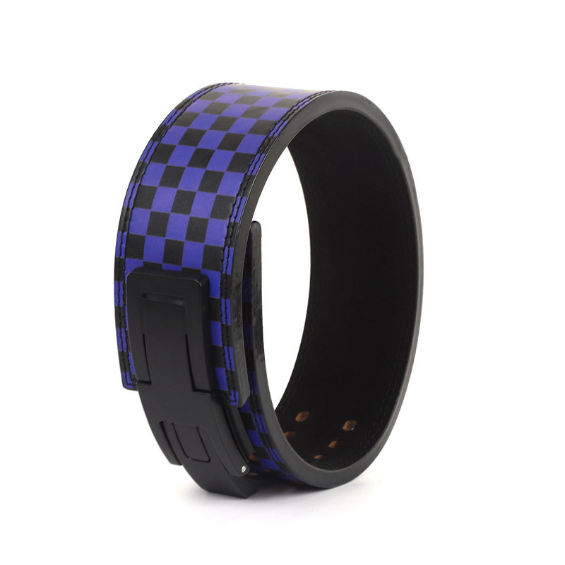 跨境格纹健身运动腰带 举重硬拉训练护腰带 深蹲收腹健身护具护腰,淘宝优惠券,粉丝福利购,淘宝优惠卷