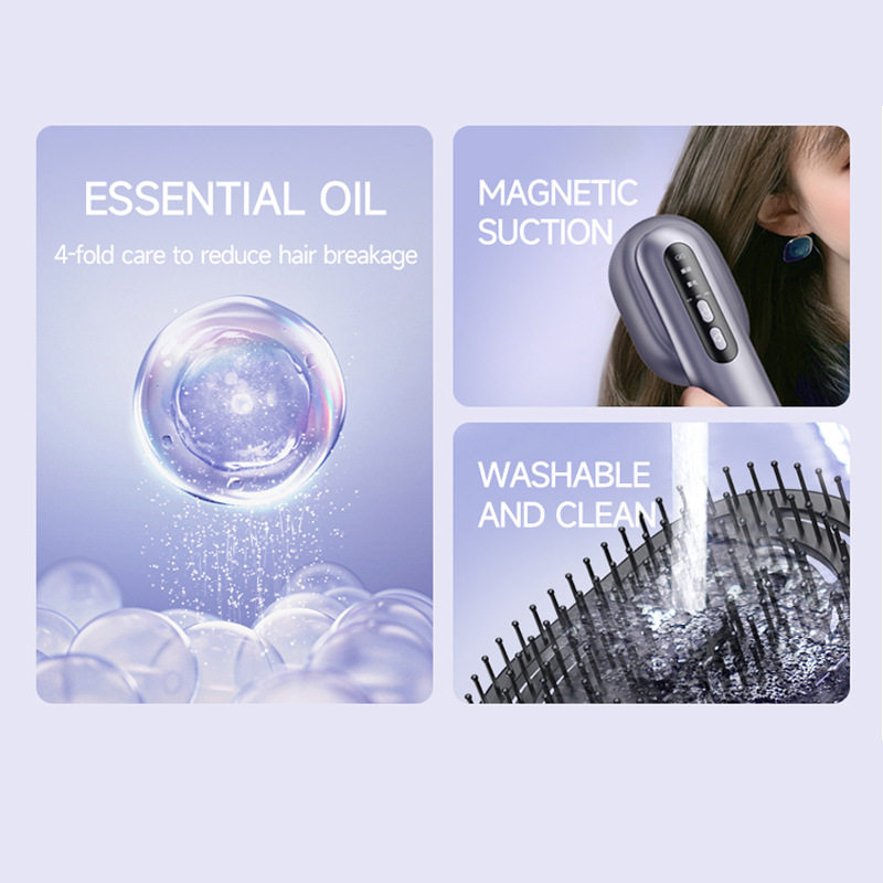 跨境电动头部精油按摩梳 按揉头皮雾化精油滋养梳护合一护发梳子,淘宝优惠券,粉丝福利购,淘宝优惠卷