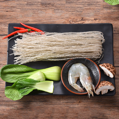 出口日本 商用 正宗龙口粉丝 散装500g 红薯粉条/火锅宽粉 餐饮 - 图3